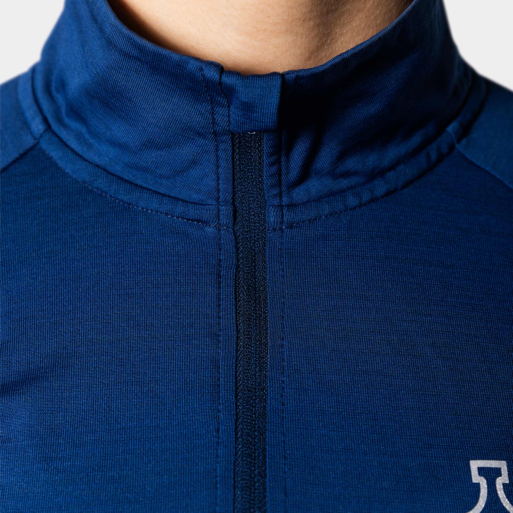 liiteGuard RE-LIITE 1/4 ZIP SHIRT (WOMEN) Zippers Blue melange