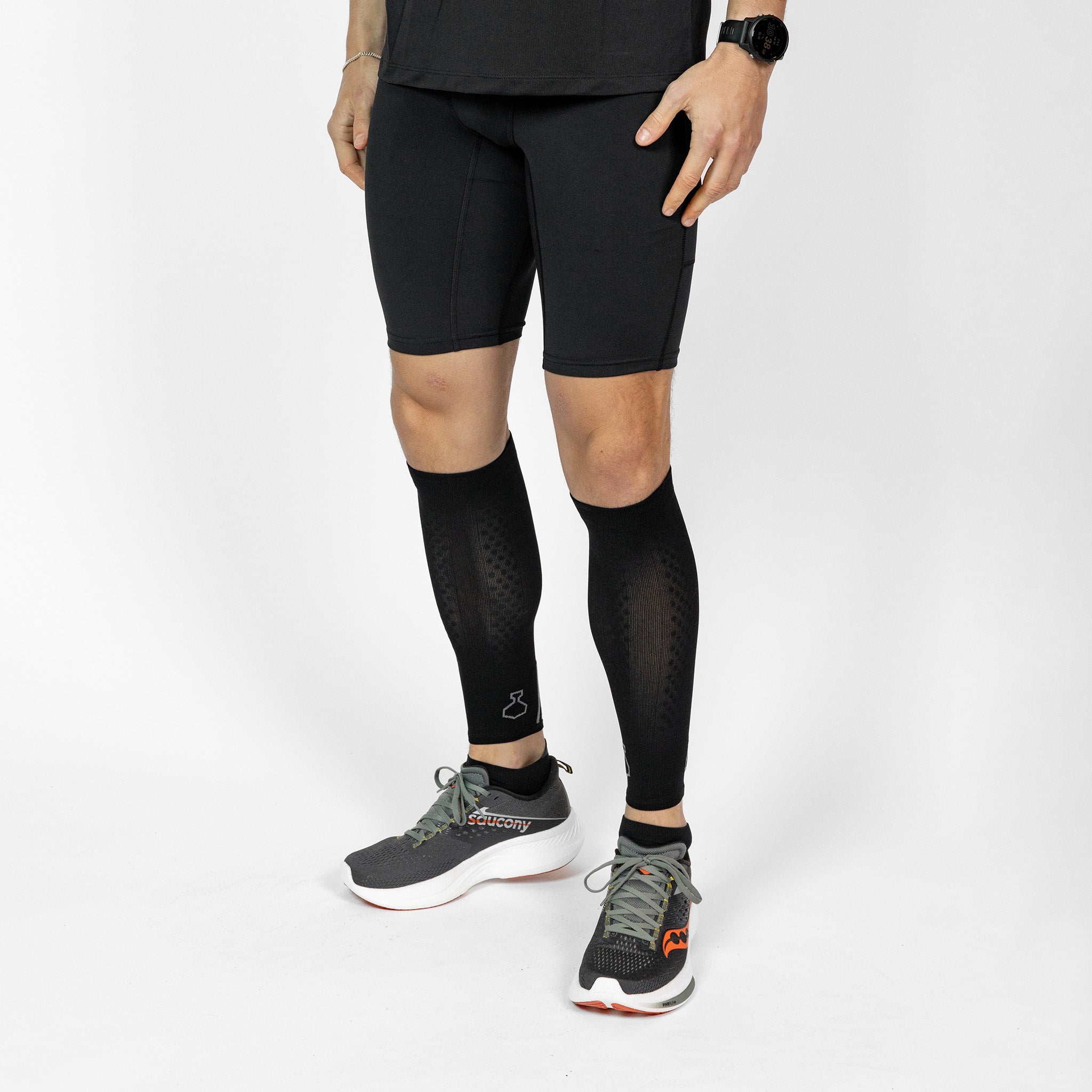 liiteGuard SHIN-TECH COMPRESSION CALF SLEEVES Leg sleeve Black