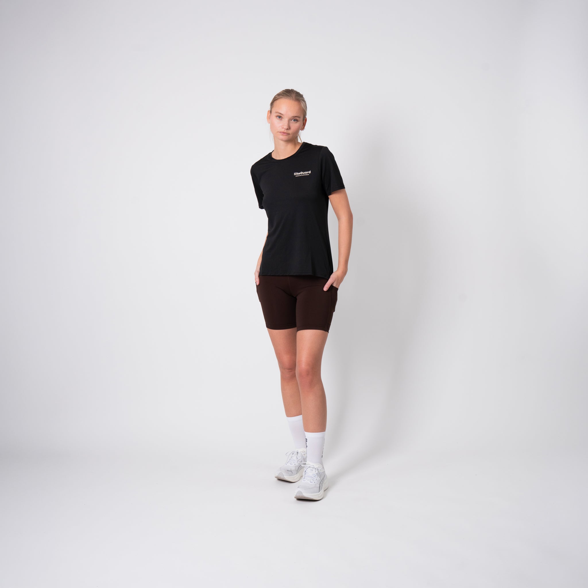 liiteGuard GLU-TECH TRAINING SHORT TIGHTS (WOMEN) Shorts Coffee Bean