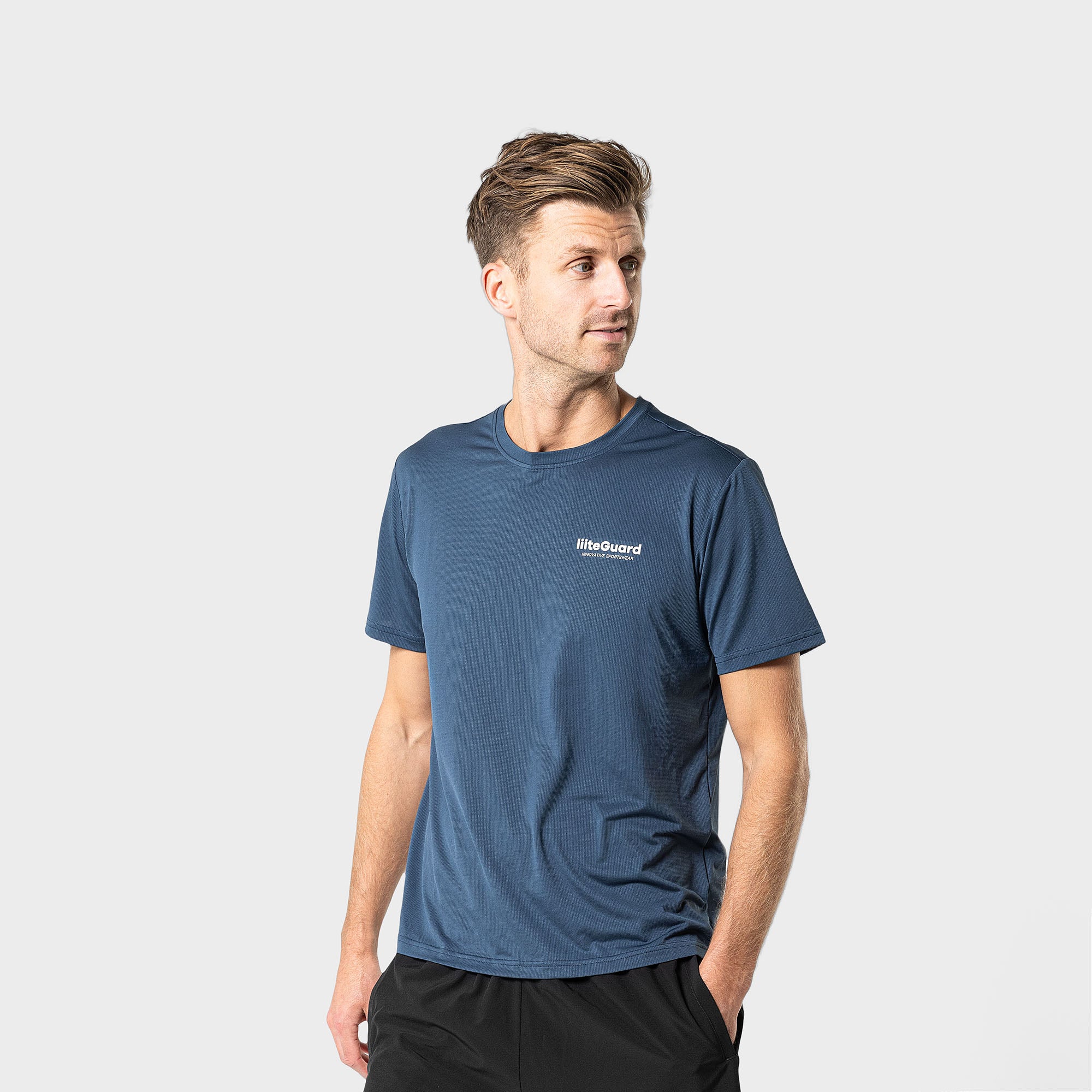 liiteGuard GROUND-TECH T-SHIRT (MEN) T-shirts Dark Navy Blue