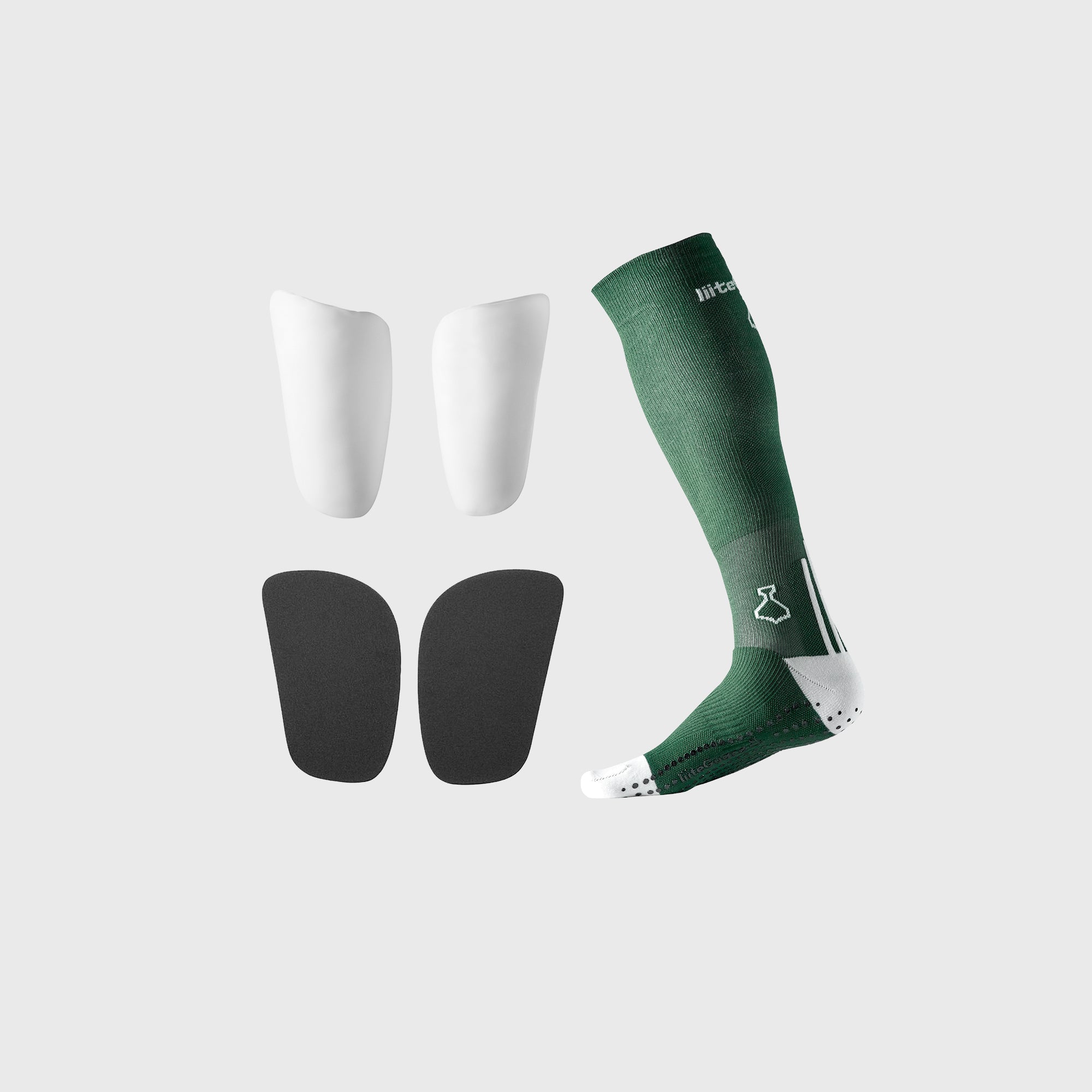 liiteGuard PERFORMANCE FOOTBALL - KIT Lange strømper Dark green