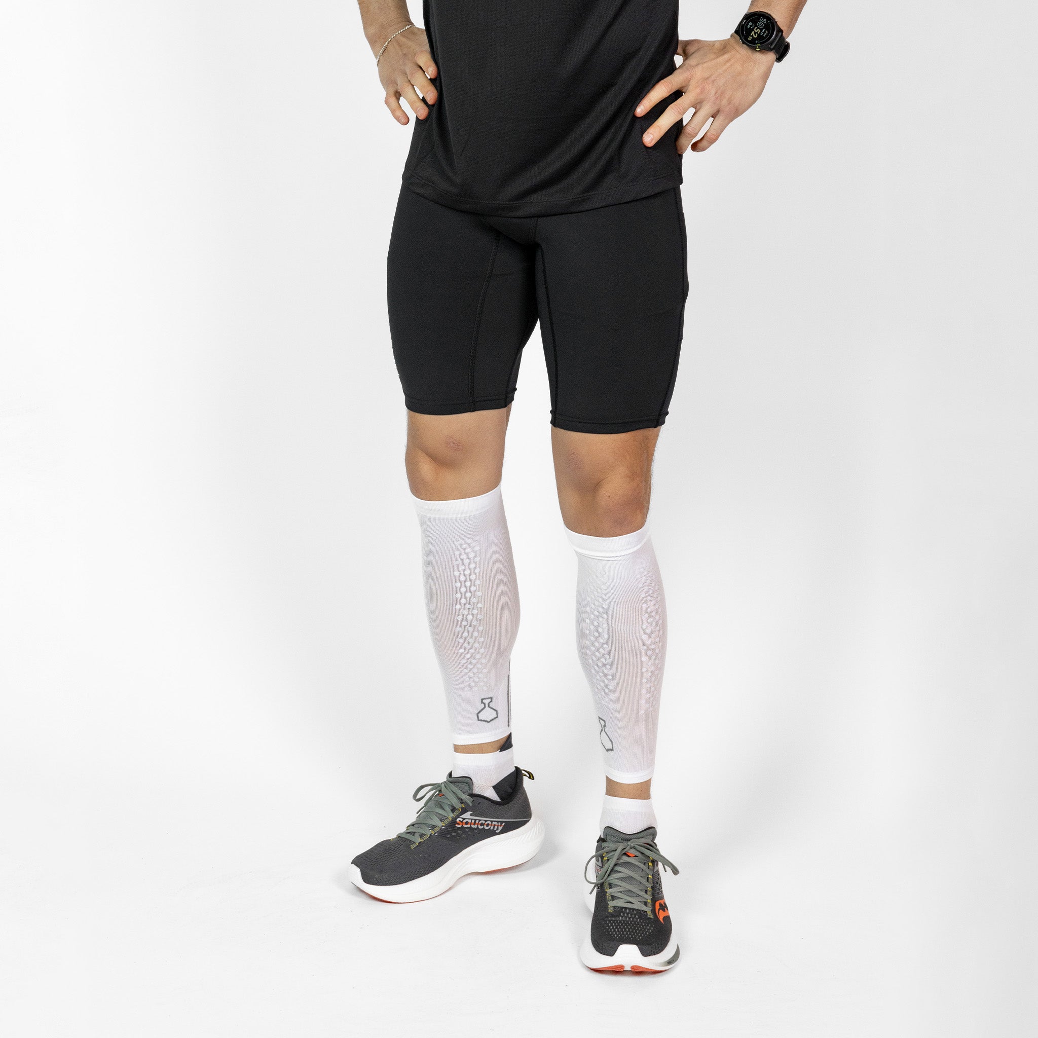 liiteGuard SHIN-TECH COMPRESSION CALF SLEEVES Leg sleeve White